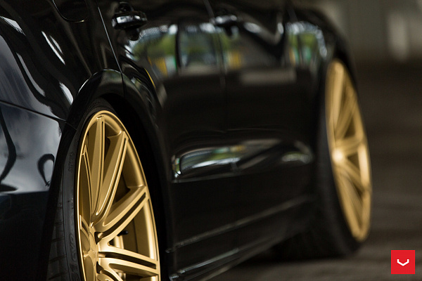 Фото дисков Vossen CV4 Сатиновое золото на Audi Q5 (8R)