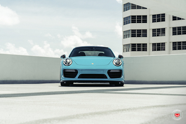 Фото дисков Vossen RS19 Черный глянец на Porsche 911 VIII