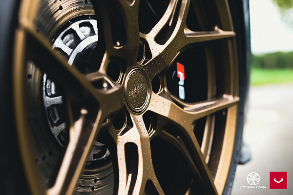 Фото дисков Vossen HF-5 Сатиновая бронза на Audi A/S/RS 3 (8Y)
