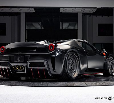 Фото дисков Brixton Forged TR10 AERO1 на Ferrari 458