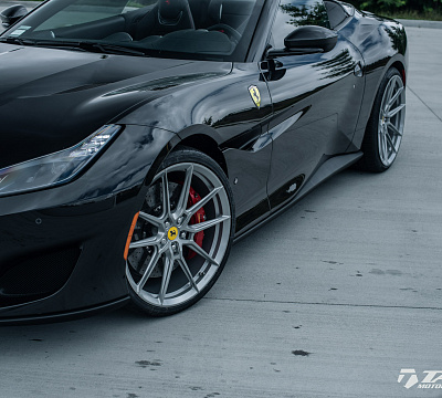 Фото дисков NOVITEC NF8 на Ferrari Portofino