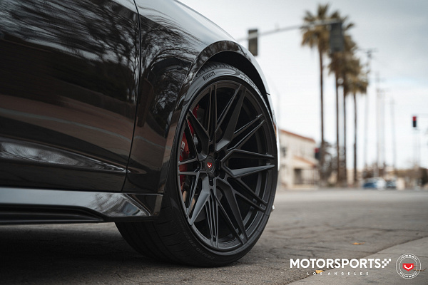 Фото дисков Vossen EVO-5 Черный сатин на Audi A/RS 6 (C8)