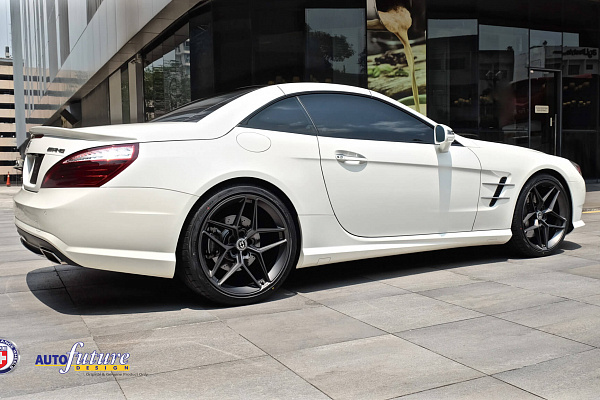 Фото дисков HRE FF11 Сатиновый графит на Mercedes-Benz SL (R231)