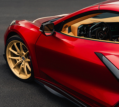 Фото дисков Brixton Forged PF11 R / RS на Chevrolet Corvette C8