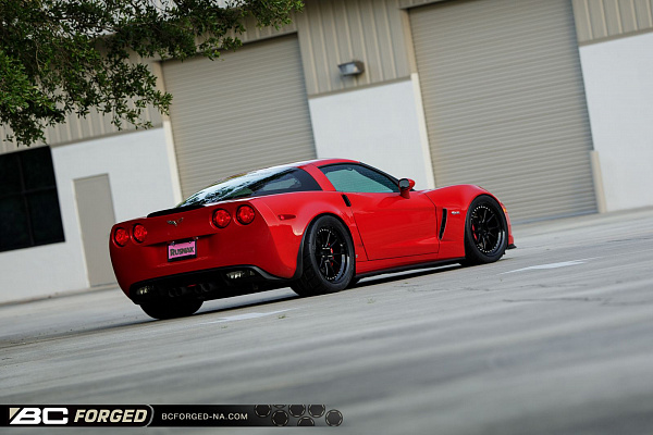 Фото дисков BC Forged LE10 // MLE10 Черный матовый на Chevrolet Corvette C6