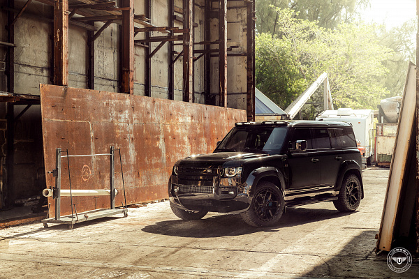 Фото дисков Vossen UV-X Черный глянец на Land Rover Defender II