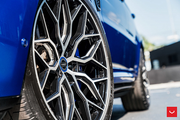 Фото дисков Vossen HF-2 Алмазная проточка на Range Rover Sport II