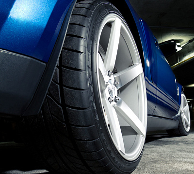 Фото дисков Vossen CV3 на Ford Mustang V