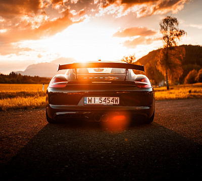 Фото дисков Vossen M-X3 на Porsche Cayman II