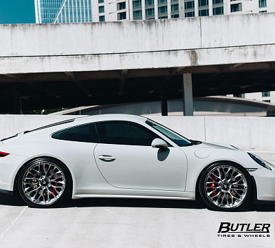 Фото дисков HRE P200 на Porsche 911 VII