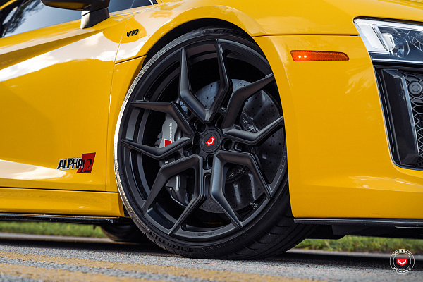 Фото дисков Vossen EVO-3 Черный сатин на Audi R8 (4S)