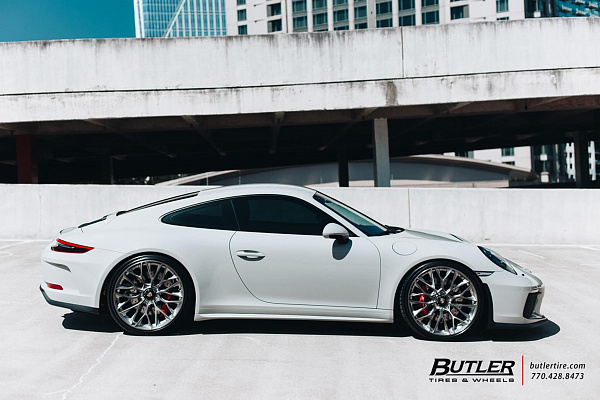 Фото дисков HRE P200 Глянцевый тонированный лак на Porsche 911 VII