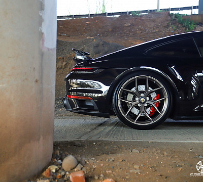 Фото дисков Vossen S21-01 на Porsche 911 VIII