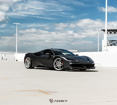 Фото дисков Anrky S1-X3 на Ferrari SF90