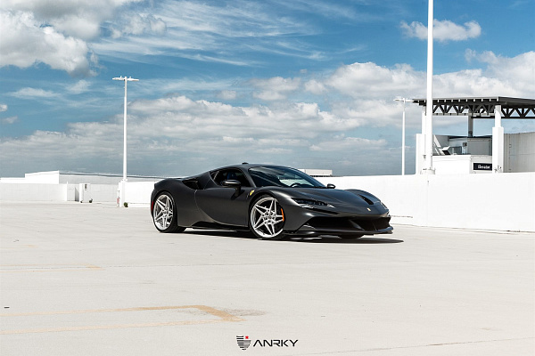 Фото дисков Anrky S1-X3 Глянцевый лак на Ferrari SF90