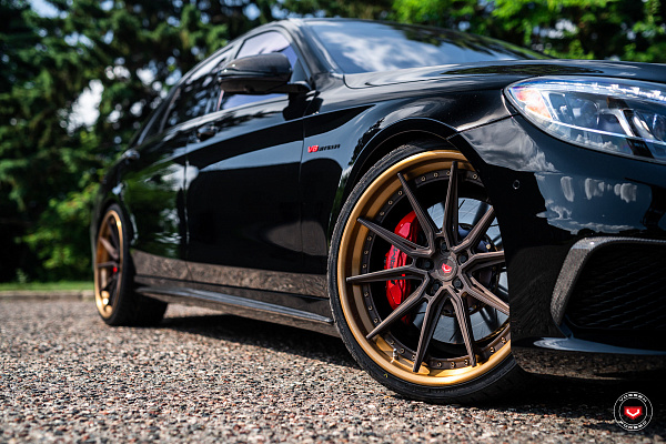 Фото дисков Vossen EVO-2R (3-Piece) Глянцевая медь на Mercedes-Benz S-Class (W222, C217)