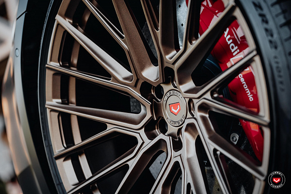 Фото дисков Vossen EVO-6T Сатиновая бронза на Audi A/RS 6 (C8)