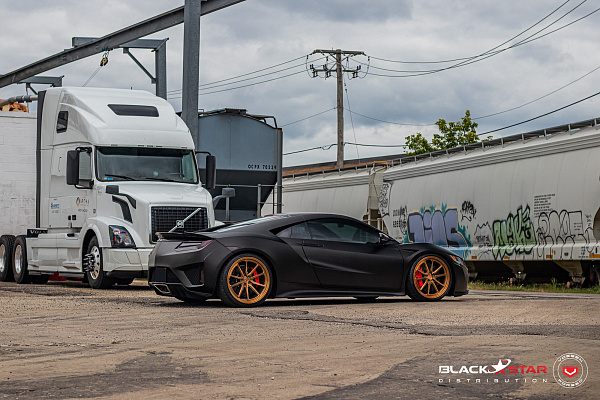 Фото дисков Vossen ML-X2 Глянцевая темная медь на Acura NSX II