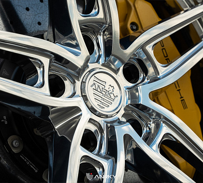 Фото дисков Anrky AN27 на Porsche 911 VIII