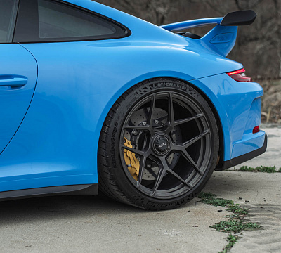 Фото дисков Brixton Forged PF7 на Porsche 911 VII