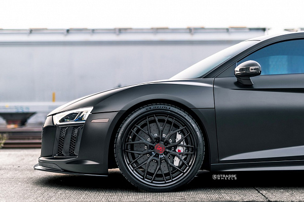 Фото дисков Strasse Wheels SV10M Deep Concave FS Другой цвет на Audi R8 (4S)