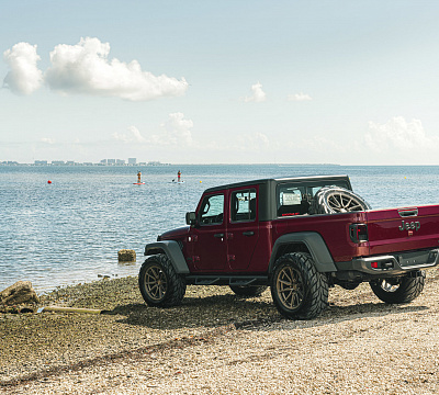 Фото дисков Vossen HF-3 на Jeep Gladiator II (JT)