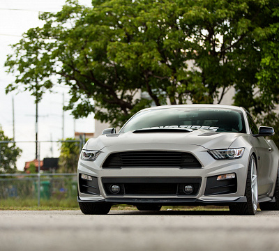 Фото дисков Vossen CV3 на Ford Mustang VI