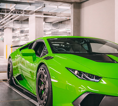 Фото дисков Brixton Forged PF7 Aerotech на Lamborghini Huracan