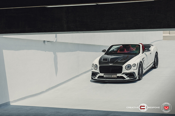 Фото дисков Vossen S17-13 Черный глянец на Bentley Continental GT III