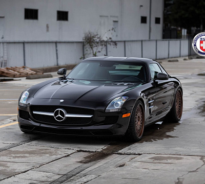 Фото дисков HRE 501 на Mercedes-Benz SLS AMG