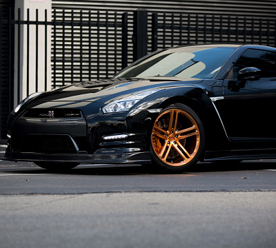 Фото дисков Vossen CG-202 на Nissan GT-R