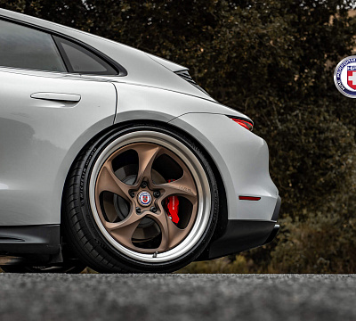 Фото дисков HRE 522 на Porsche Taycan I