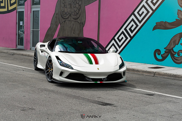Фото дисков Anrky AN11 Алмазная проточка на Ferrari F8