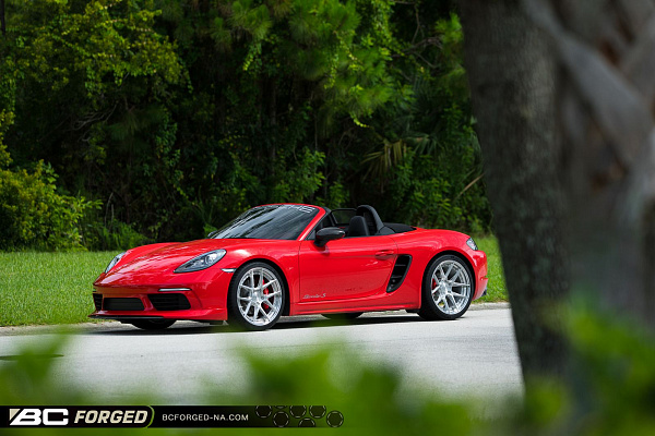 Фото дисков BC Forged HCA381 Глянцевый лак на Porsche Boxster III