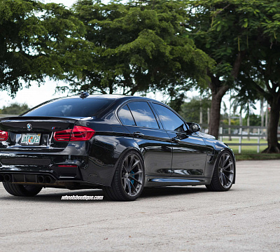 Фото дисков HRE P204 на BMW 3/M3 (F3x/F80)