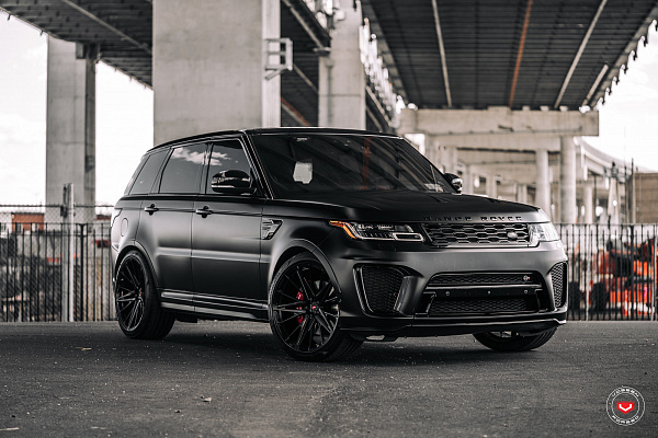 Фото дисков Vossen M-X6 Черный глянец на Land Rover Range Rover Sport II