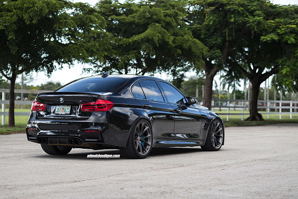 Фото дисков HRE P204 Глянцевый темный лак на BMW 3/M3 (F3x/F80)