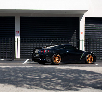Фото дисков Vossen CG-202 на Nissan GT-R