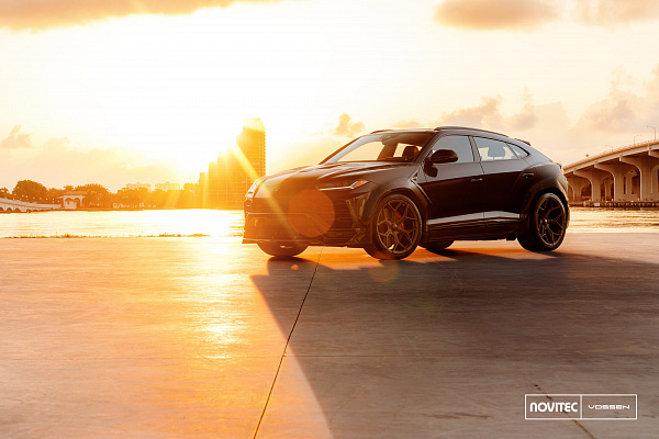 Фото дисков NOVITEC NL4 Сатиновая бронза на Lamborghini Urus