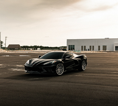 Фото дисков Vossen EVO-5R на Chevrolet Corvette C8