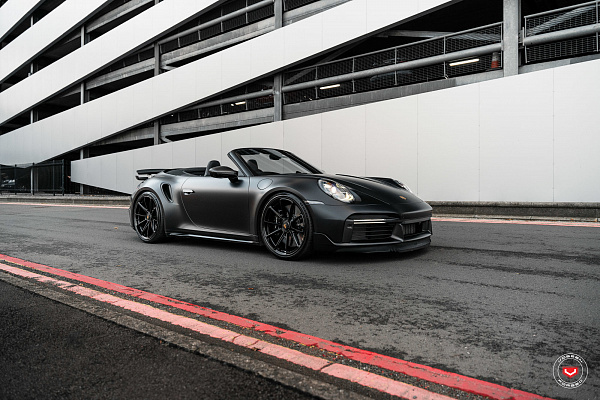 Фото дисков Vossen RS92 Черный глянец на Porsche 911 VIII