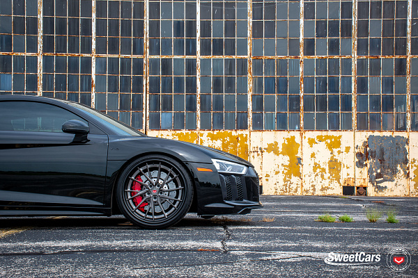 Фото дисков Vossen M-X4T (3-Piece) Глянцевый темный лак на Audi R8 (4S)