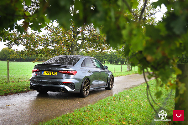 Фото дисков Vossen HF-5 Сатиновая бронза на Audi A/S/RS 3 (8Y)