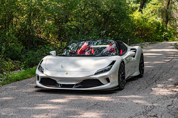Фото дисков Brixton Forged PF10 Черный глянец на Ferrari F8