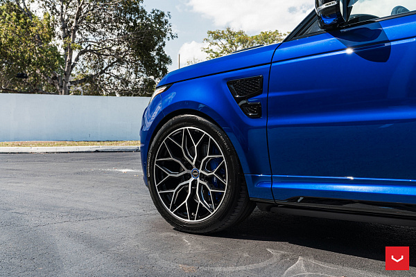 Фото дисков Vossen HF-2 Алмазная проточка на Land Rover Range Rover Sport II