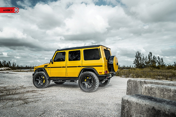 Фото дисков Anrky AN15 Черный сатин на Mercedes-Benz G-Class II