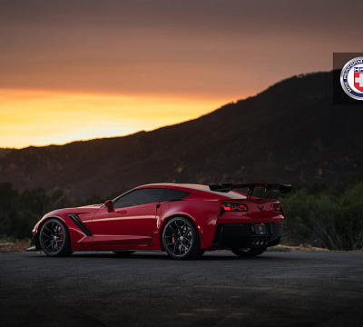 Фото дисков HRE R101 Lightweight на Chevrolet Corvette C7