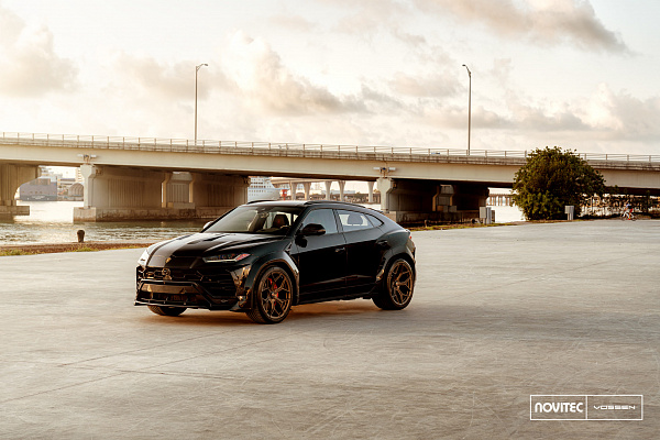 Фото дисков NOVITEC NL4 Сатиновая бронза на Lamborghini Urus