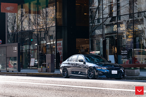 Фото дисков Vossen HF-5 Сатиновый графит на BMW 3/M3 (G2x/G80)