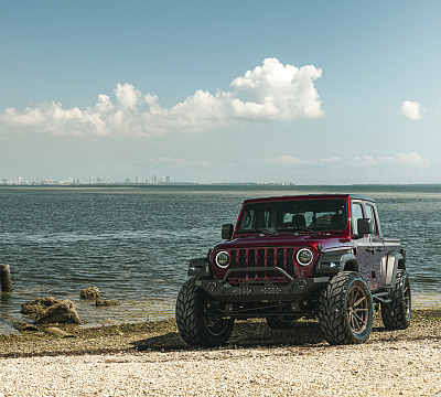 Фото дисков Vossen HF-3 на Jeep Gladiator II (JT)